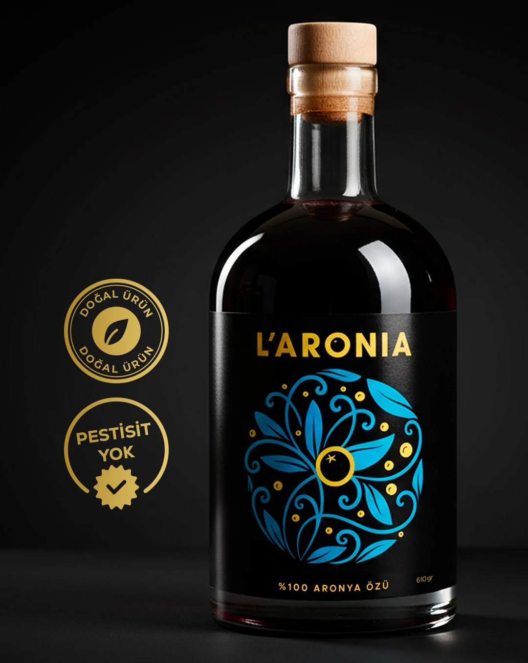 Doğal - %100 Aronya Özü - 610gr