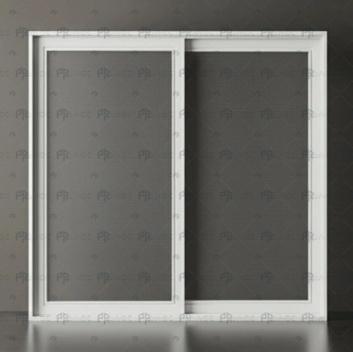 Çift Raylı Sürme Sineklik Sistemi – Pencere | Palace Aluminium - Beyaz Sineklik