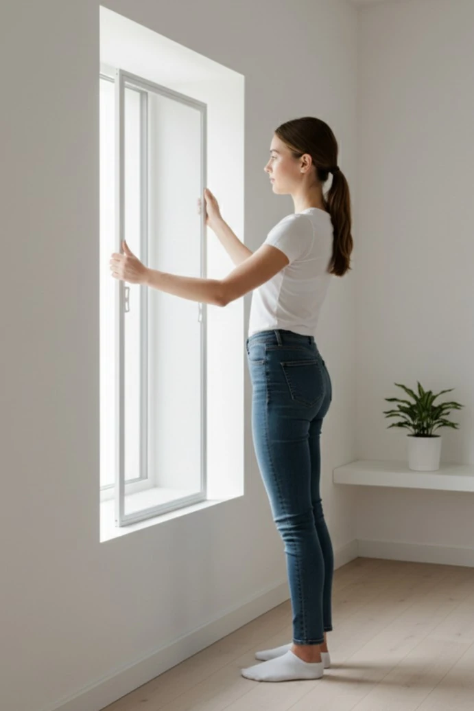 Sabit Tak-Çıkar Pencere Sineklik Sistemi