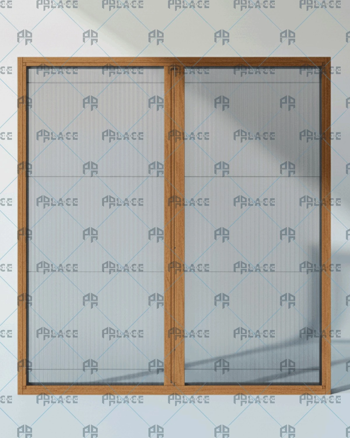 DOUBLE Akordeon Pileli Pilise Pencere - Maun Sineklik