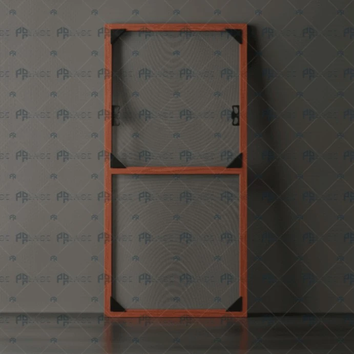 Sabit Tak-Çıkar Kapı Sineklik Sistemi - Maun Sineklik