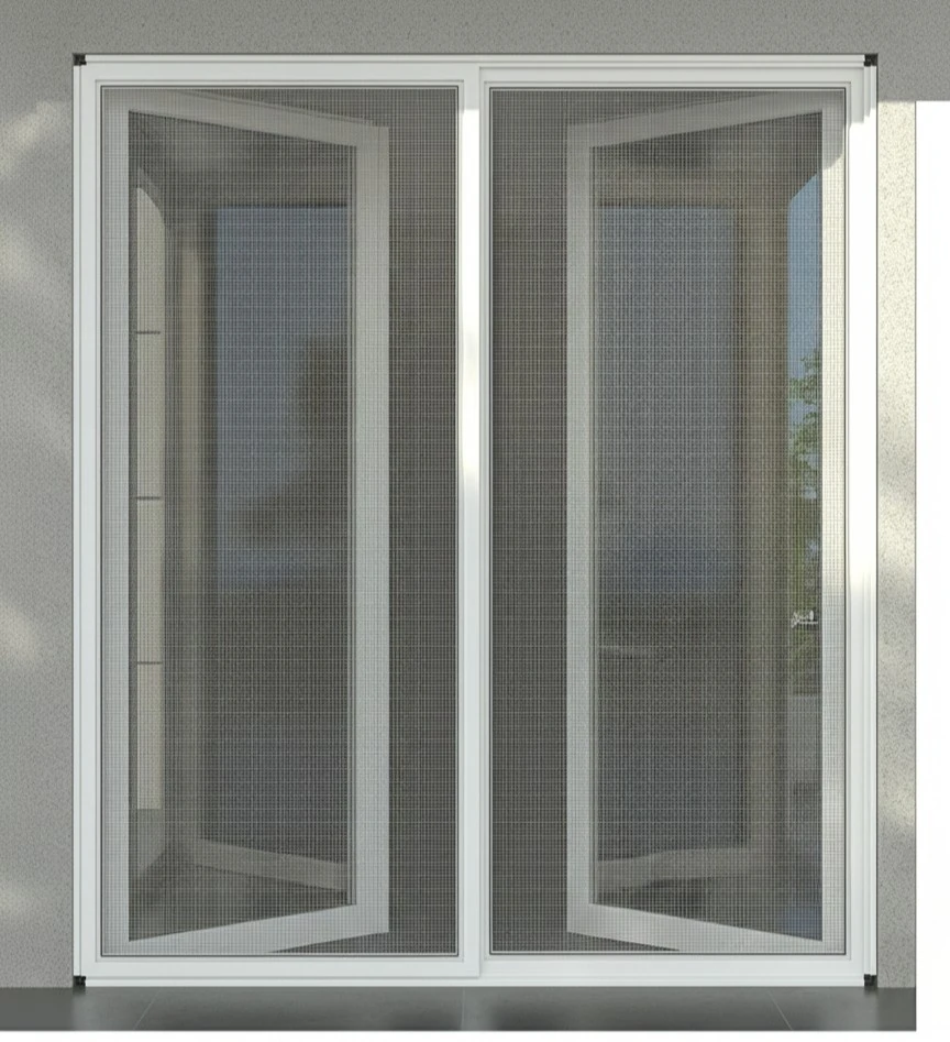 Çift Raylı Sürme Sineklik Sistemi – Pencere | Palace Aluminium