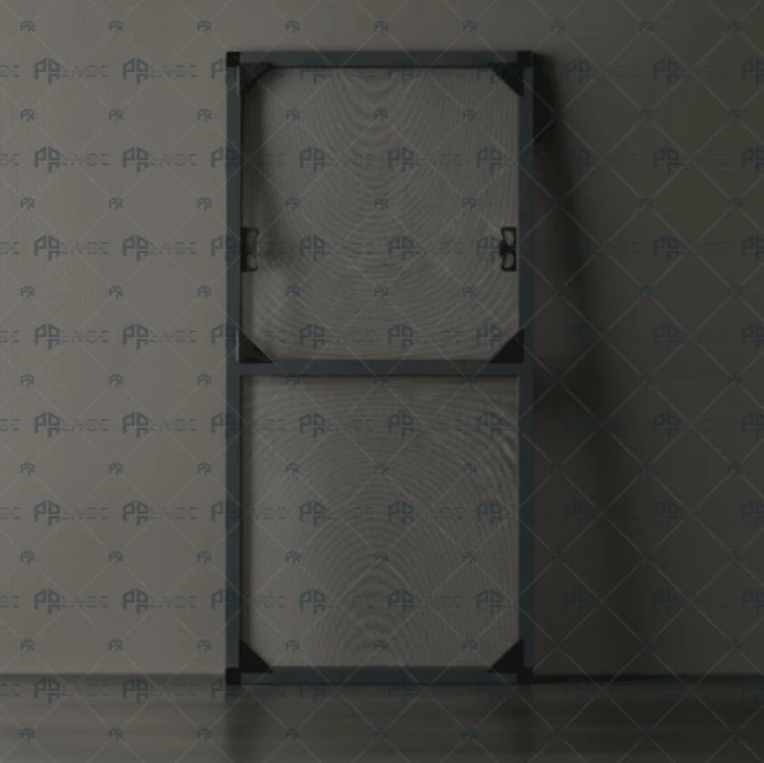 Sabit Tak-Çıkar Kapı Sineklik Sistemi - Antrasit Sineklik