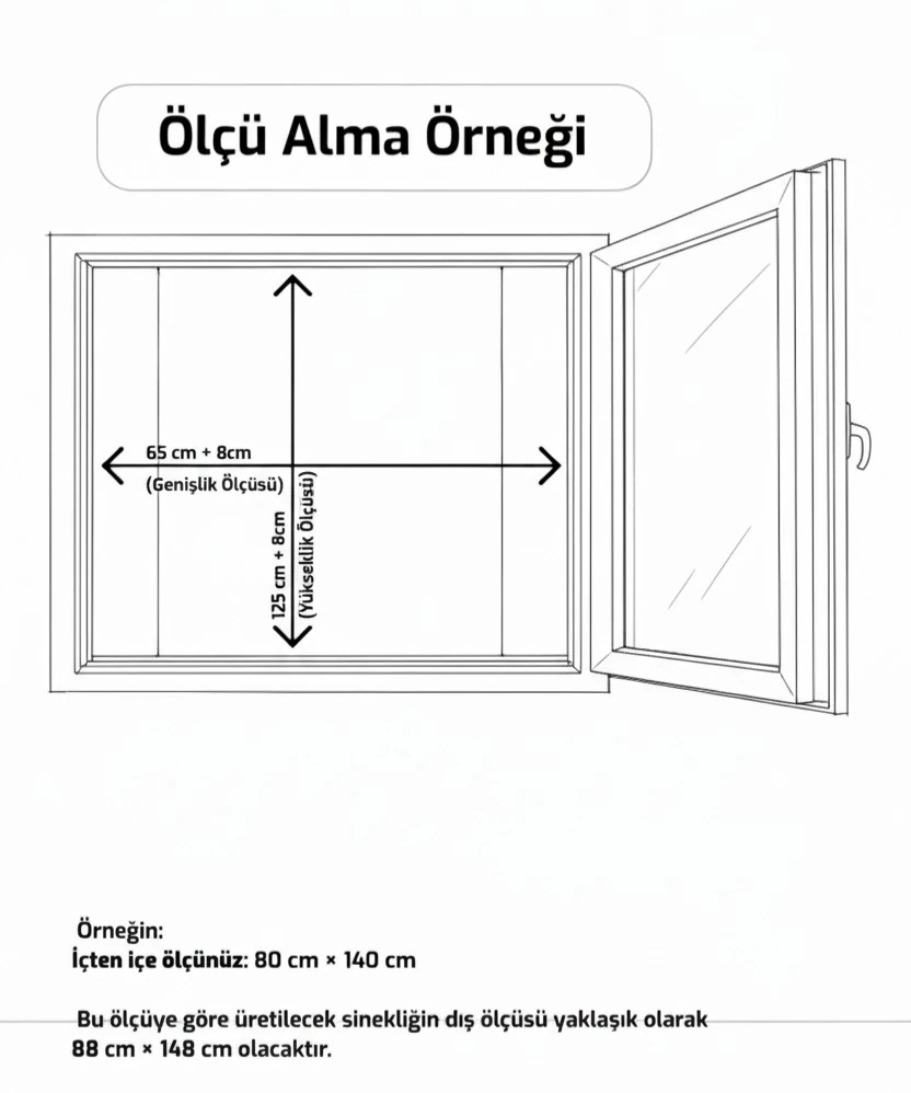 CalmAir Menteşeli Kapı Sineklik Sistemi – Anti-Polen Versiyon | Palace Aluminium