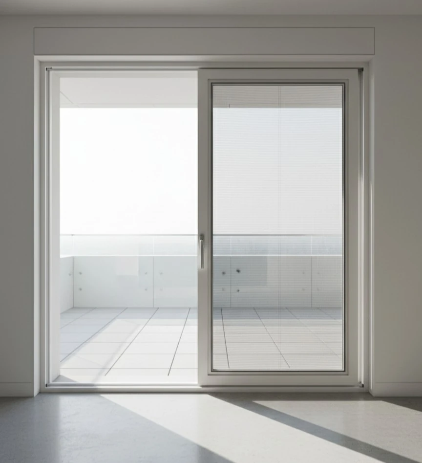 AntiPolen Tek Raylı Sürme Sineklik Sistemi – Cam Balkon Kullanımı için