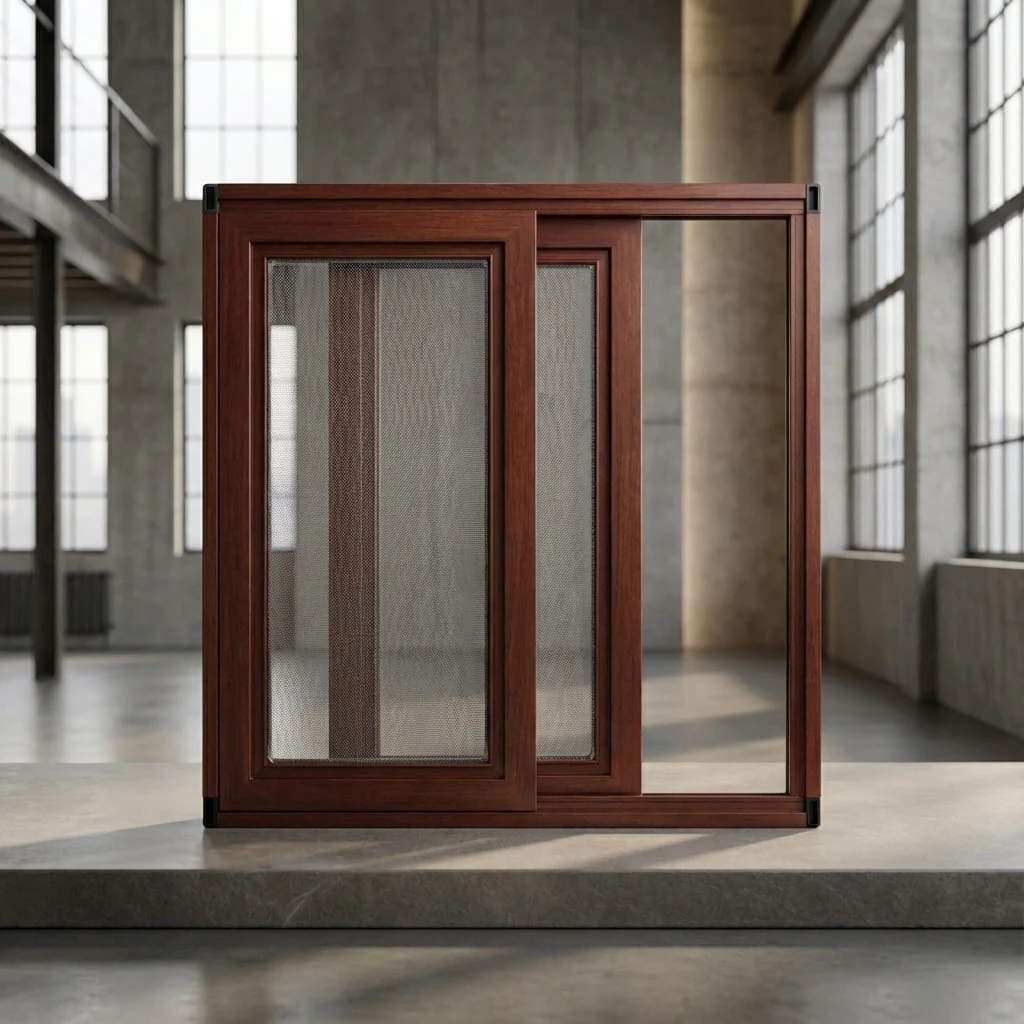 Novalux Premium Çift Raylı Akordeon (Plise) Sineklik — Kapı - Maun Sineklik