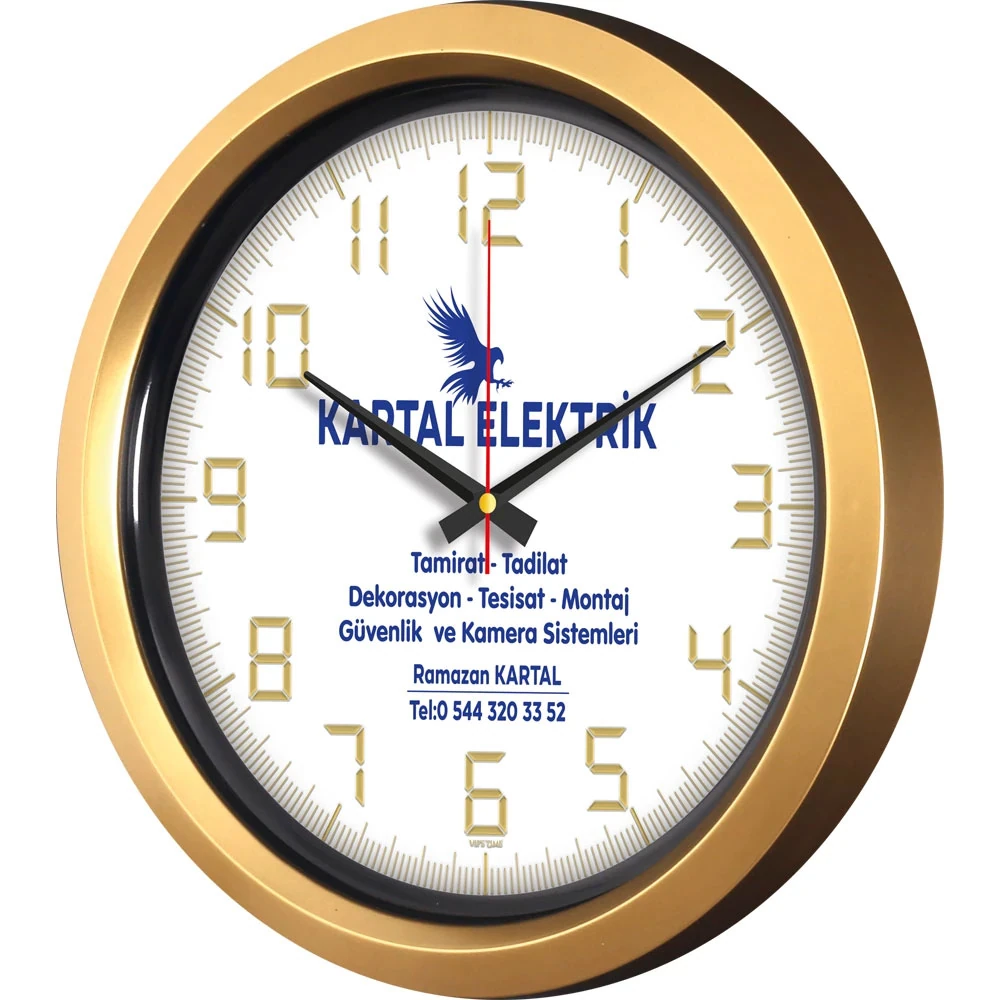 V30-551-AV Plastik Duvar Saati