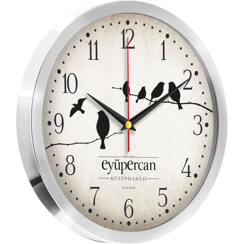 V30-980-B Metal Duvar Saati