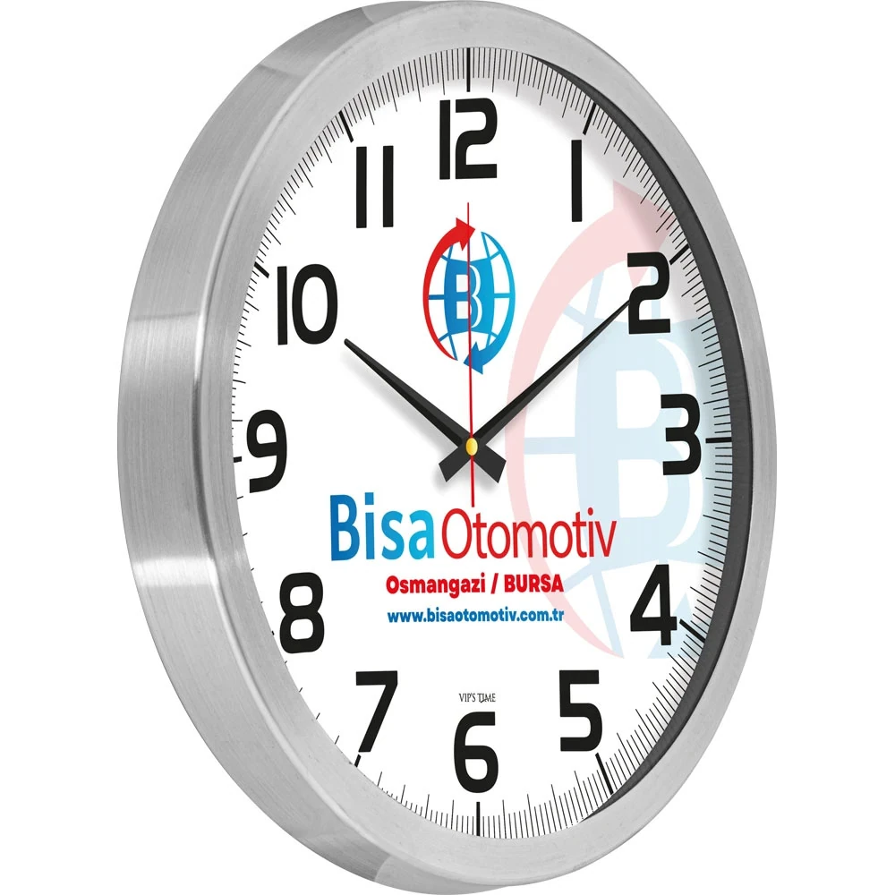 V30-970-B Alüminyum Duvar Saati