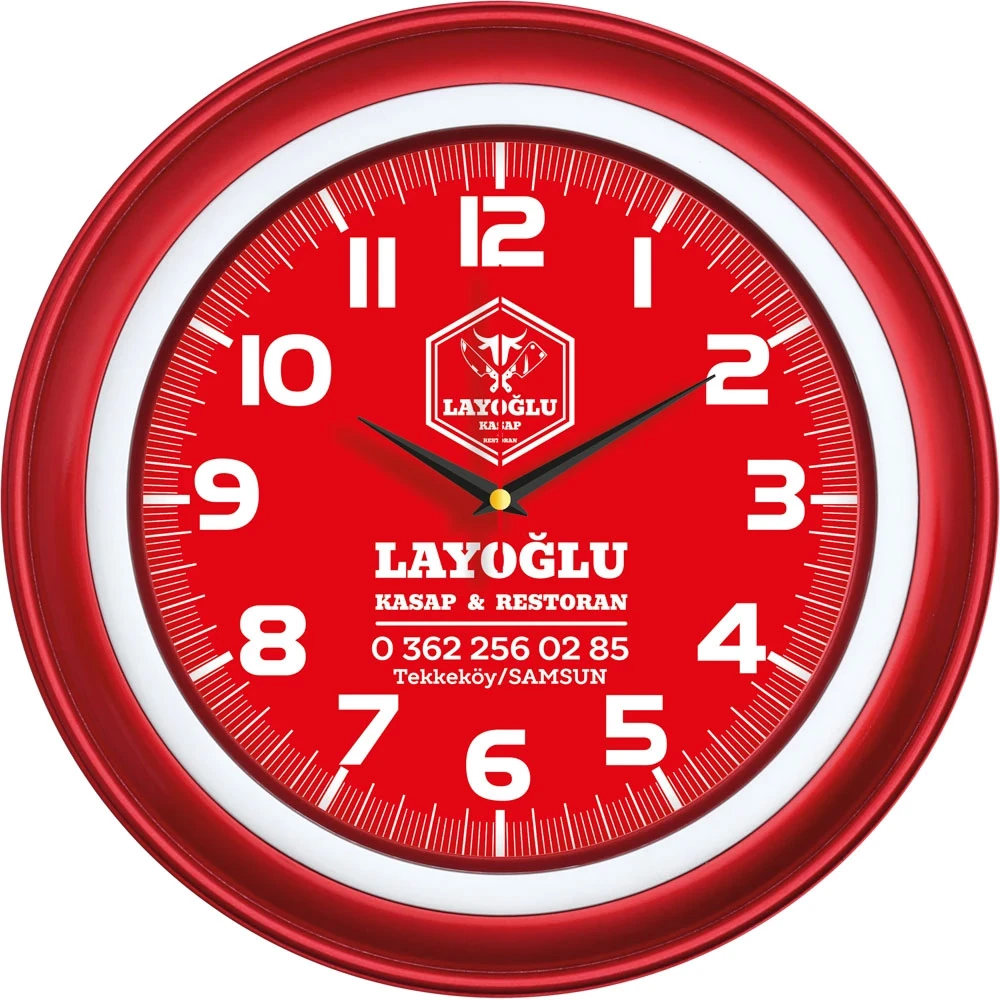 V30-509-K Plastik Duvar Saati