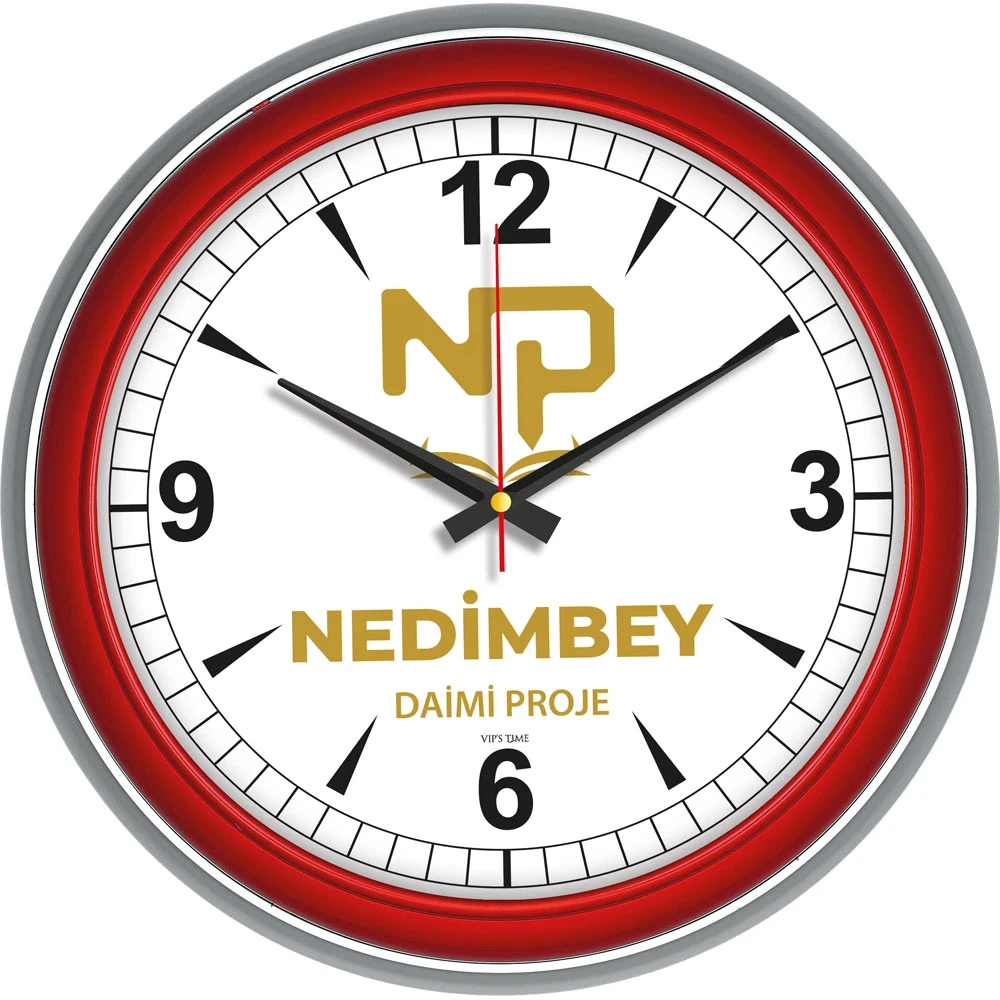 V30-523-GK Plastik Duvar Saati