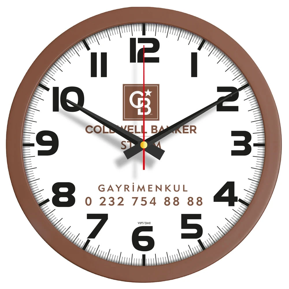 V30-333-KH Plastik Duvar Saati