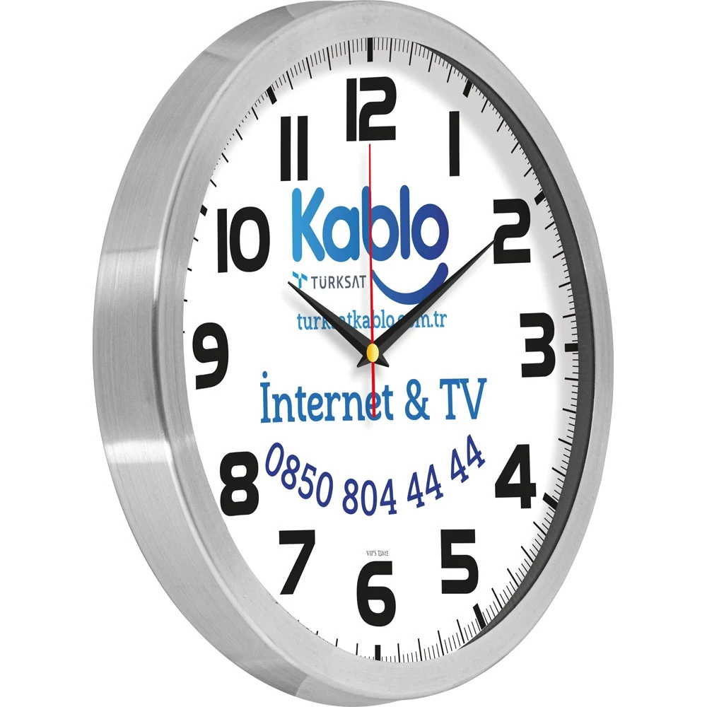 V30-965-B Alüminyum Duvar Saati