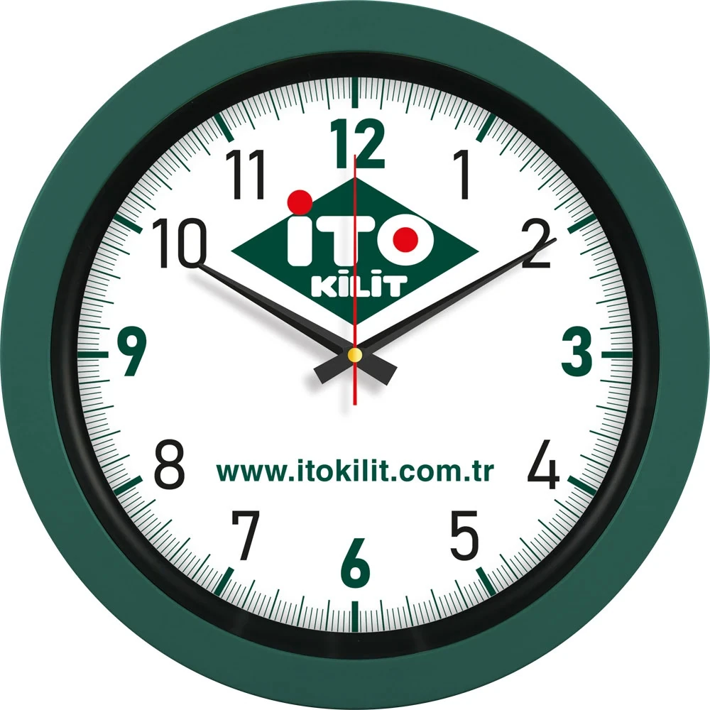 V30-346-HYSL Plastik Duvar Saati