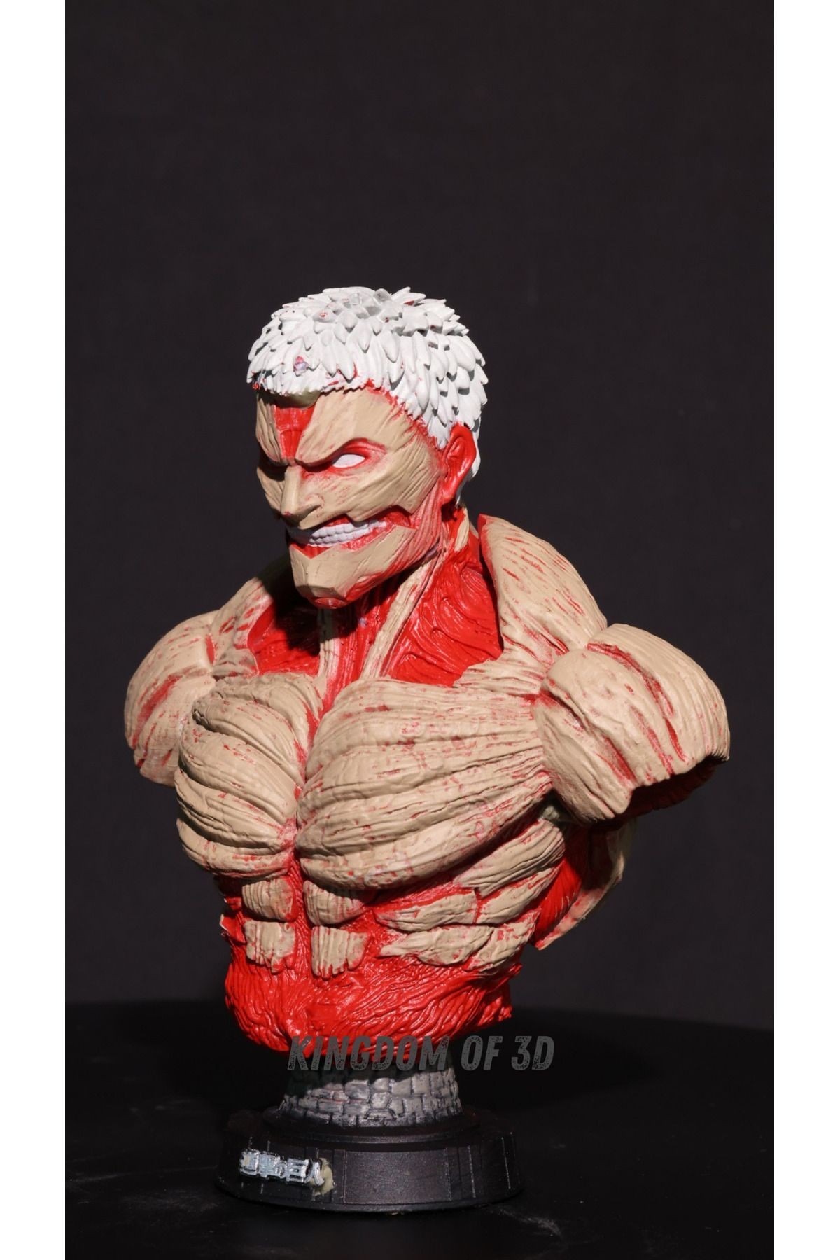 Attack on Titan Armored Titan Büst, Eren Titan, Anime Figür Koleksiyonu