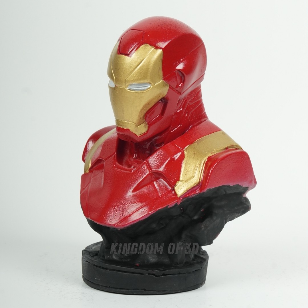 İron man Büst, iron man figür, Marvel Heykel, Tony Stark