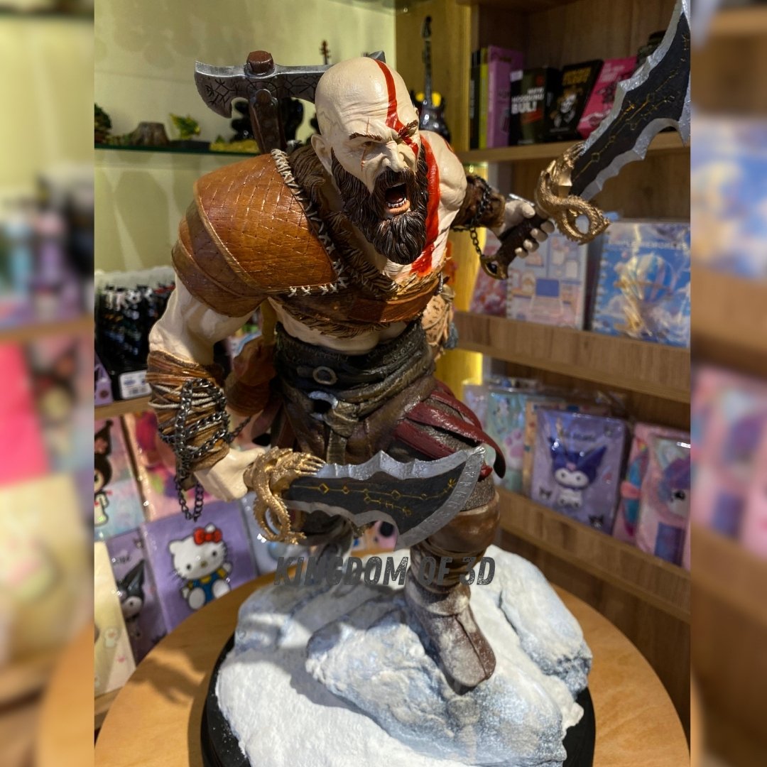 Kratos Figür, God of war Kratos Heykeli, Büyük Boy