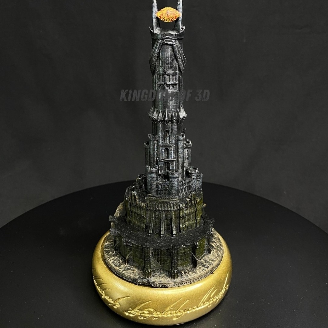 Yüzüklerin Efendisi Baraddur, Lord Of The Rings, Sauron'un Gözü Biblo, Barad Dur Kale