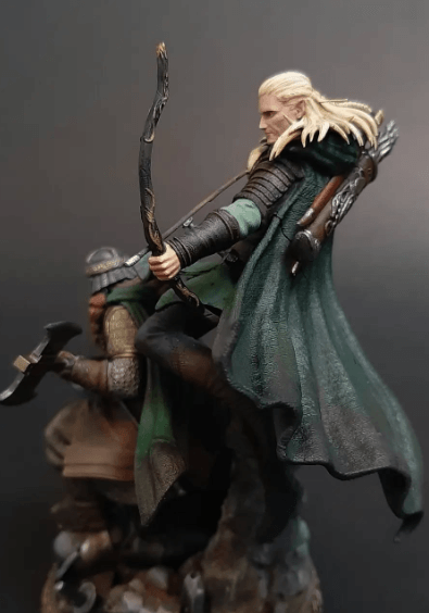 Yüzüklerin Efendisi Legolas ve Gimli Figürü