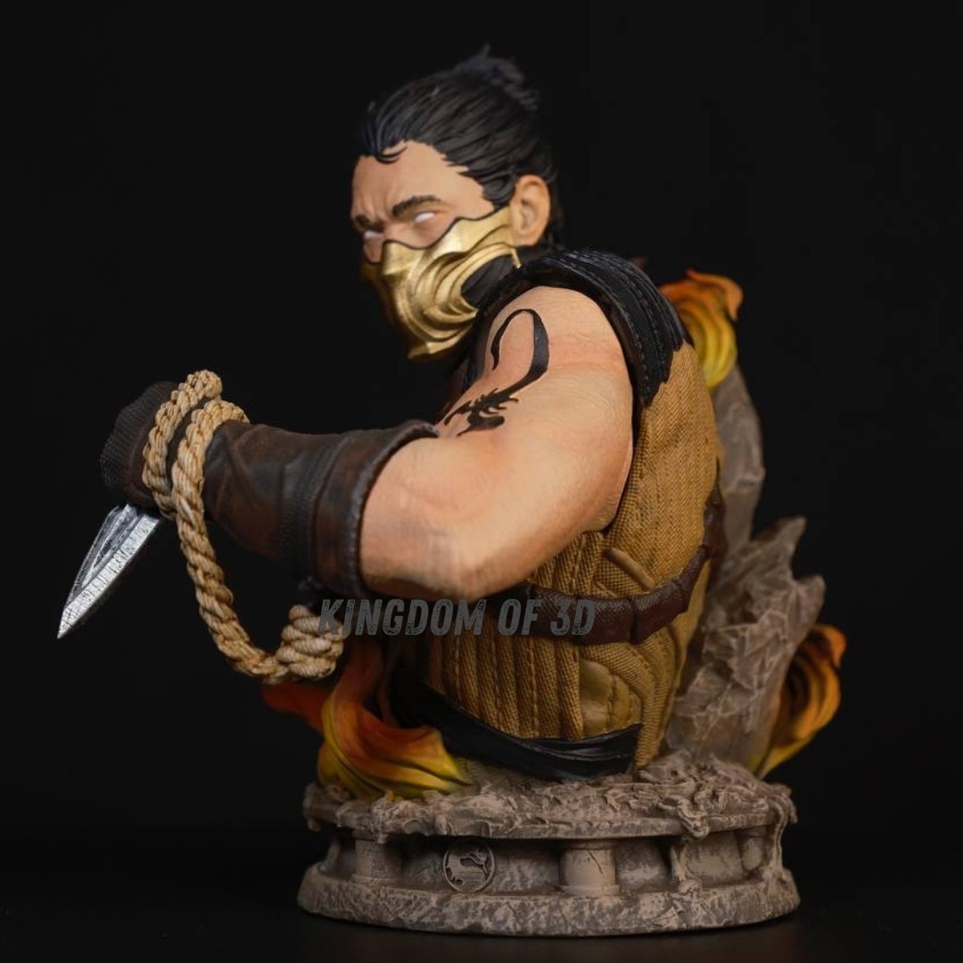 Mortal Kombat Scorpion Büst