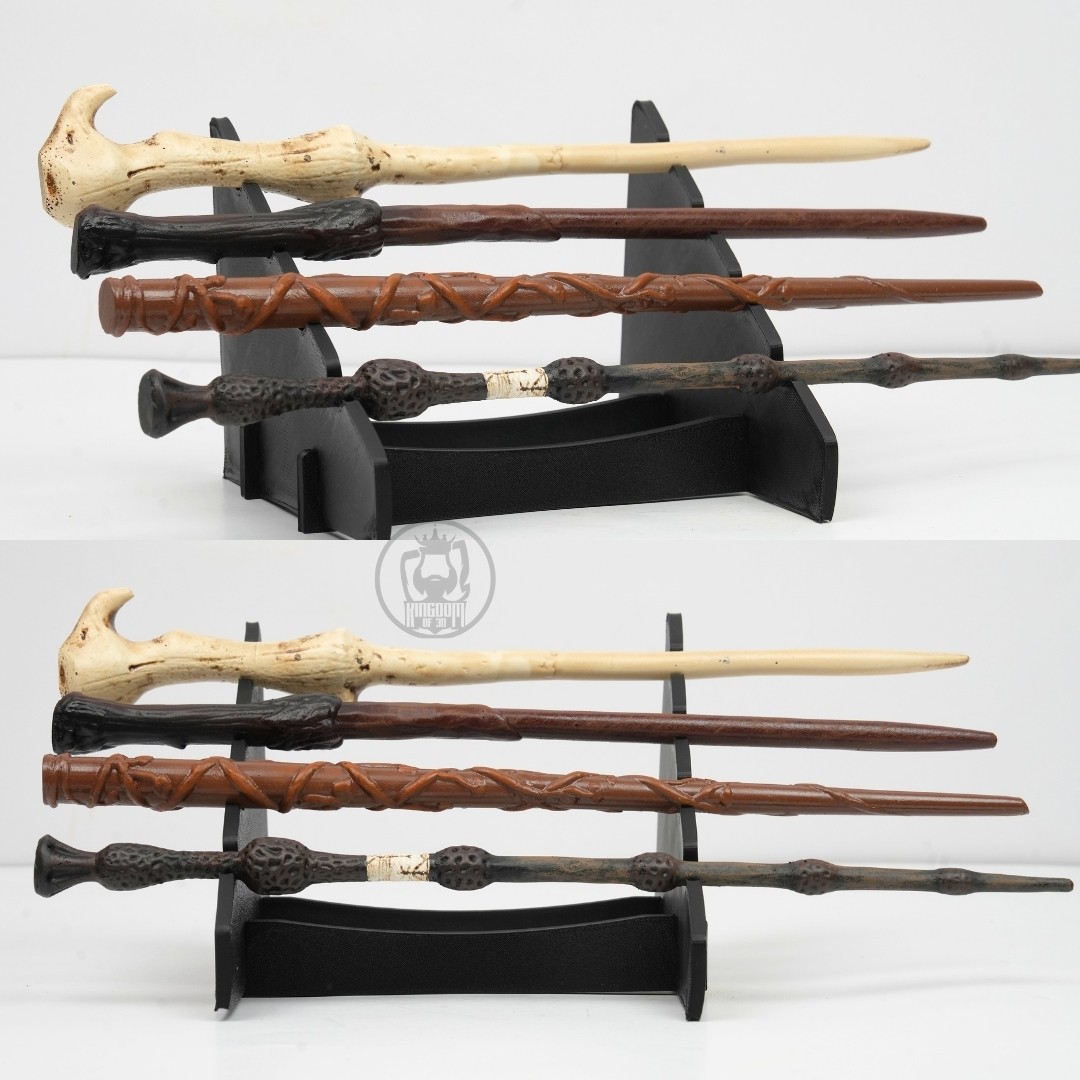 4'lü Asa Seti, Harry Potter Asa Koleksiyon Paketi,(4'lü Asa Standı Hediye)