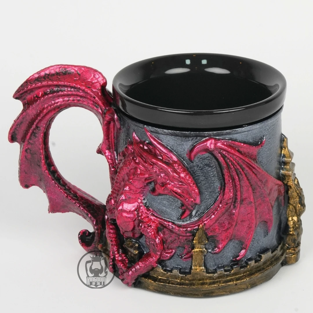 Ejderha Temalı Kupa, 3D Tasarım Kupa Hediyelik