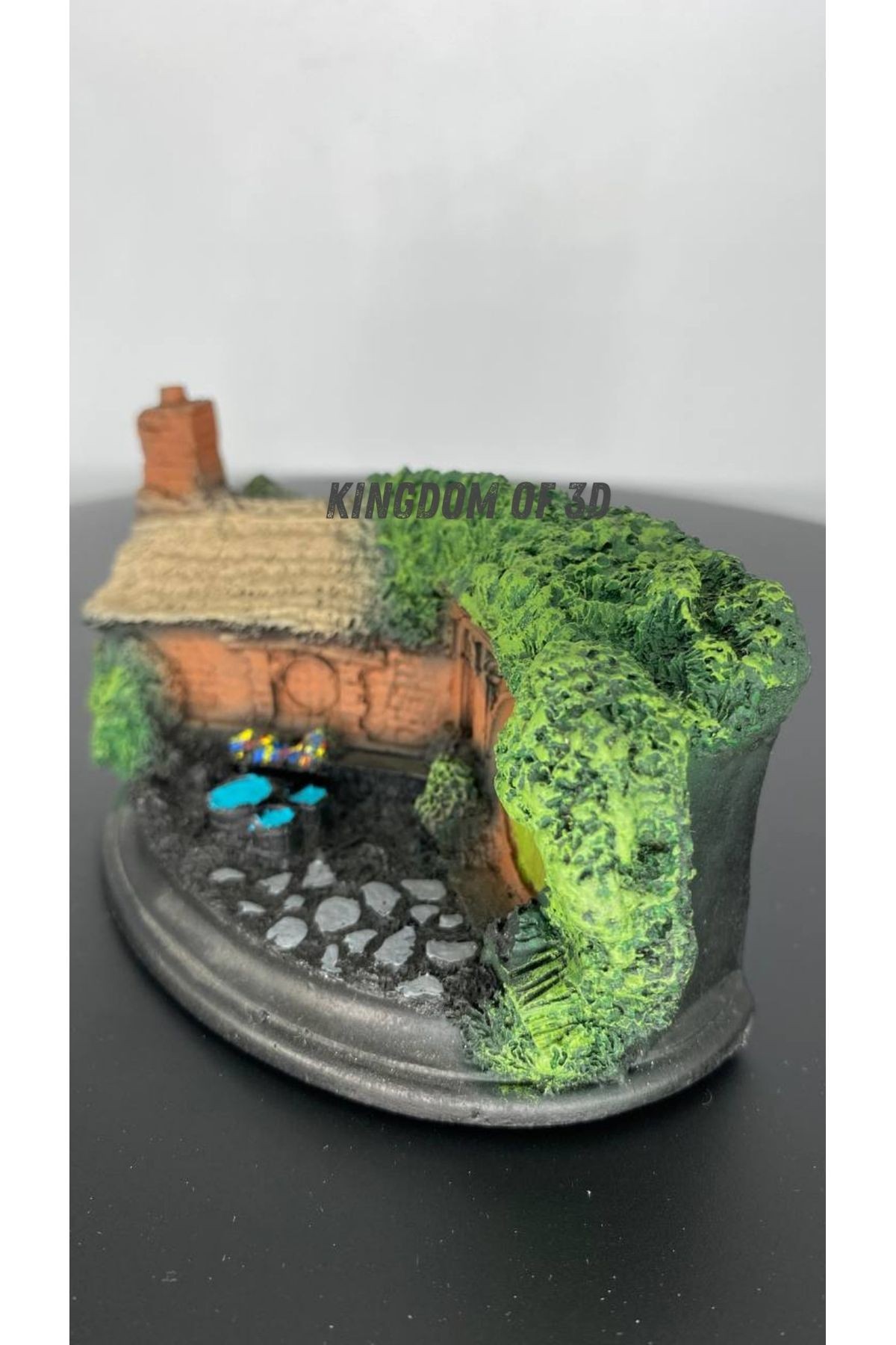 Yüzüklerin Efendisi Hobbit Ev Mini Figür, Yüzüklerin Efendisi Figür Hediye, Hobbiton Heykel