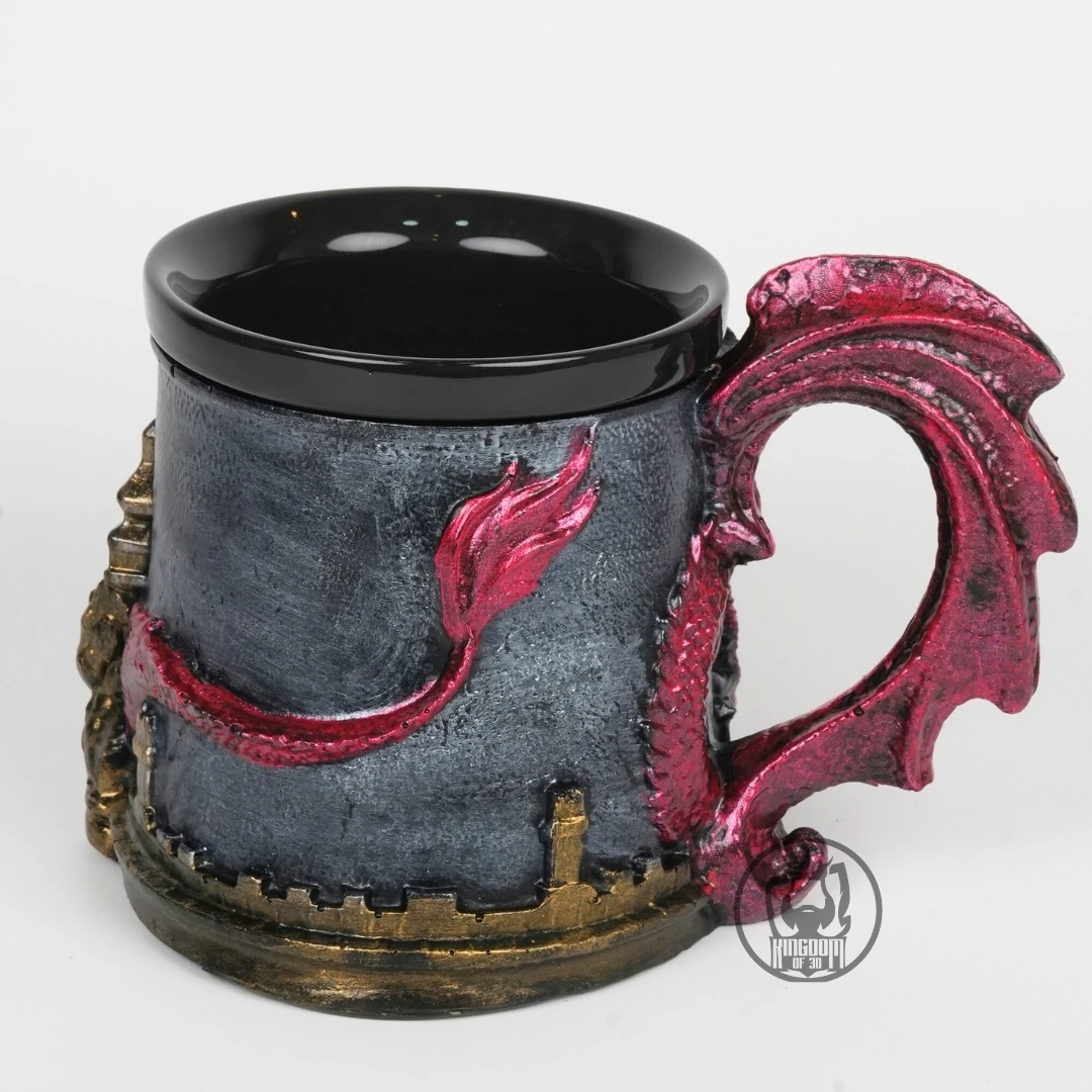 Ejderha Temalı Kupa, 3D Tasarım Kupa Hediyelik