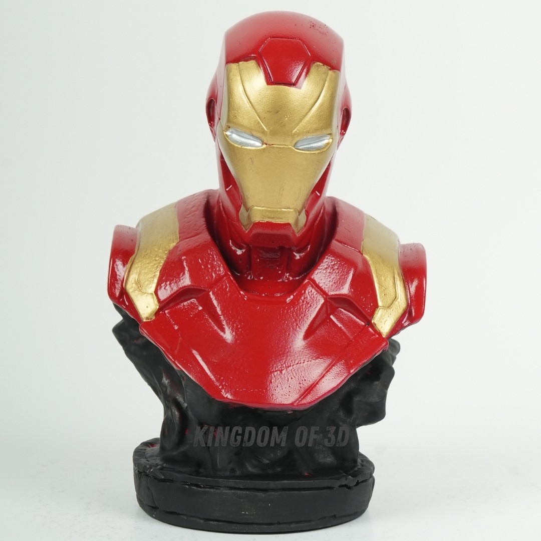 İron man Büst, iron man figür, Marvel Heykel, Tony Stark