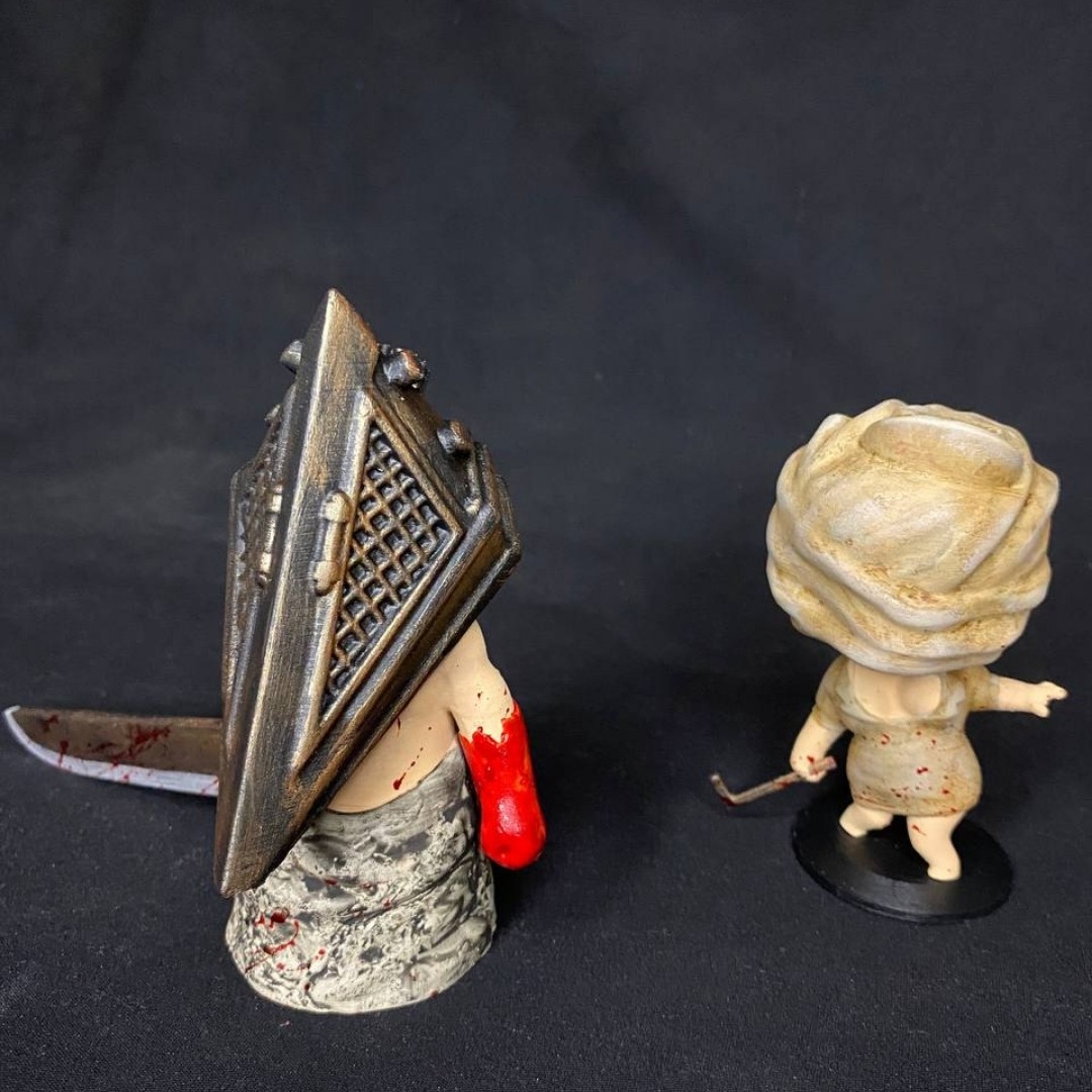 Silent Hill 2 Pyramid Head&Nurse Chibi
