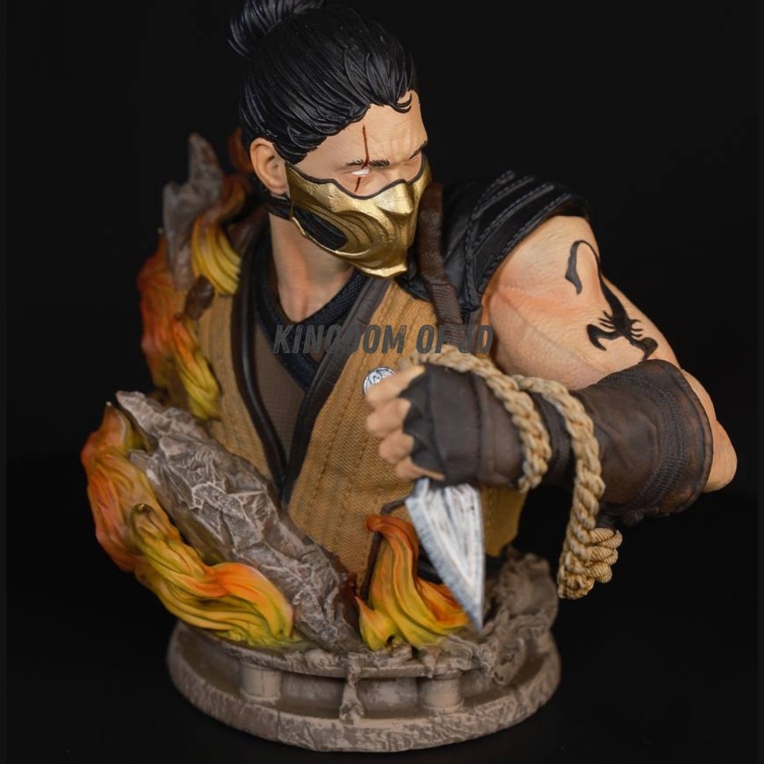 Mortal Kombat Scorpion Büst