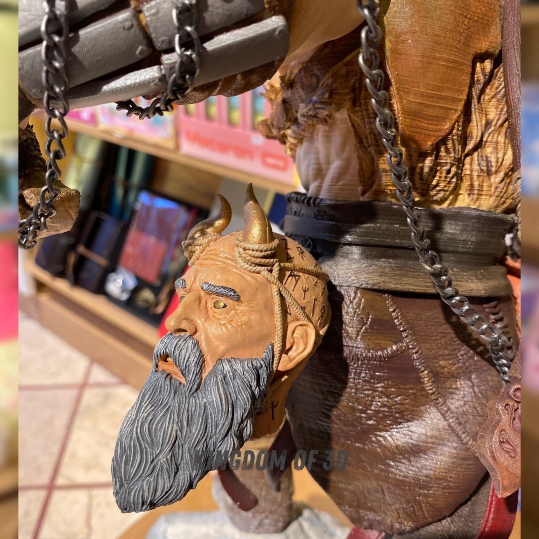 Kratos Figür, God of war Kratos Heykeli, Büyük Boy