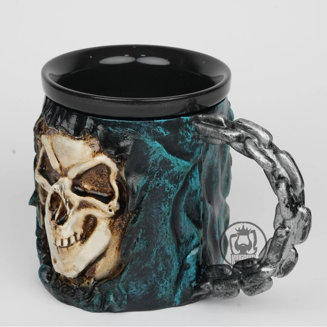 Azrail Temalı Kupa, 3D Kabartmalı Tasarım Kupa