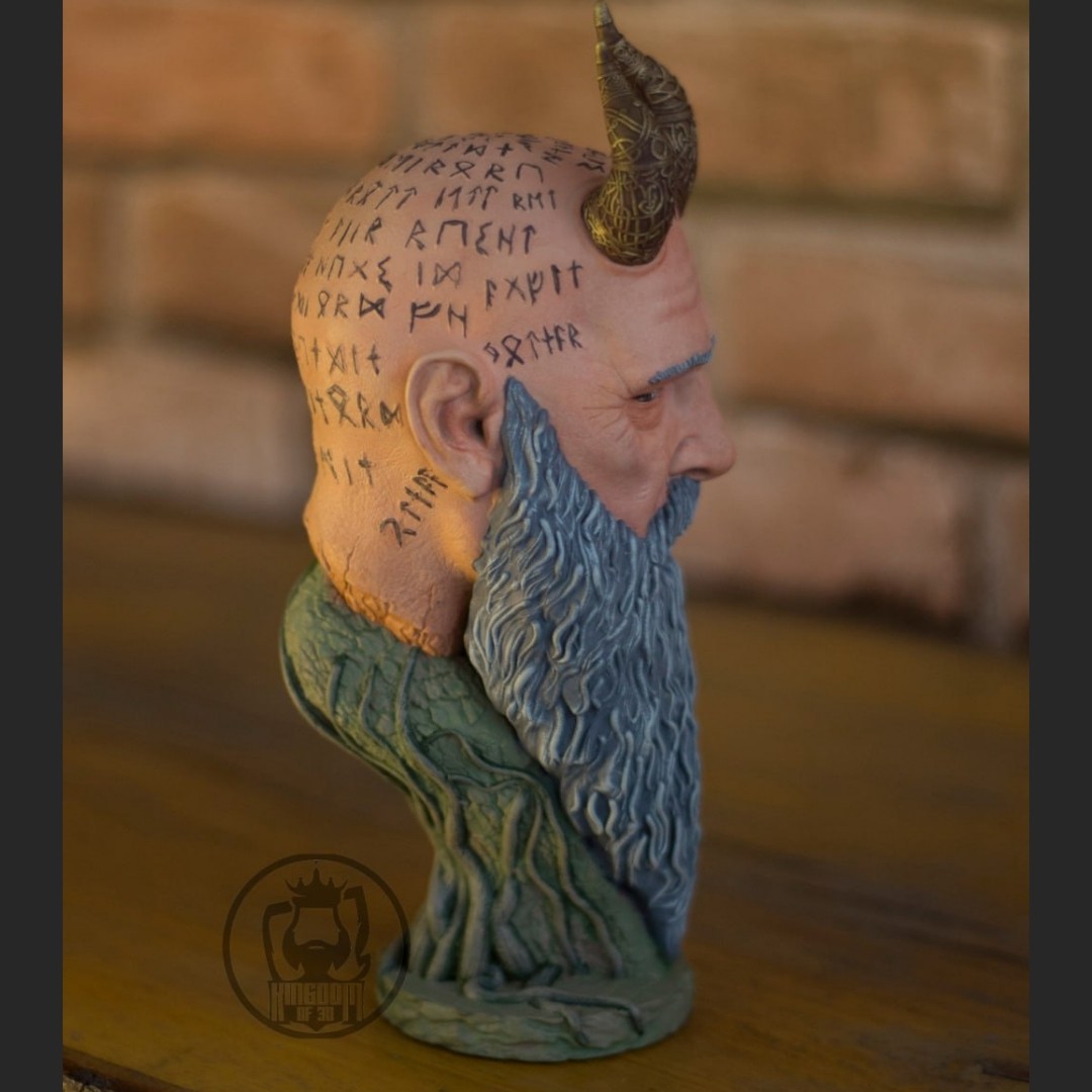 God of War Ragnarök Mimir Büst