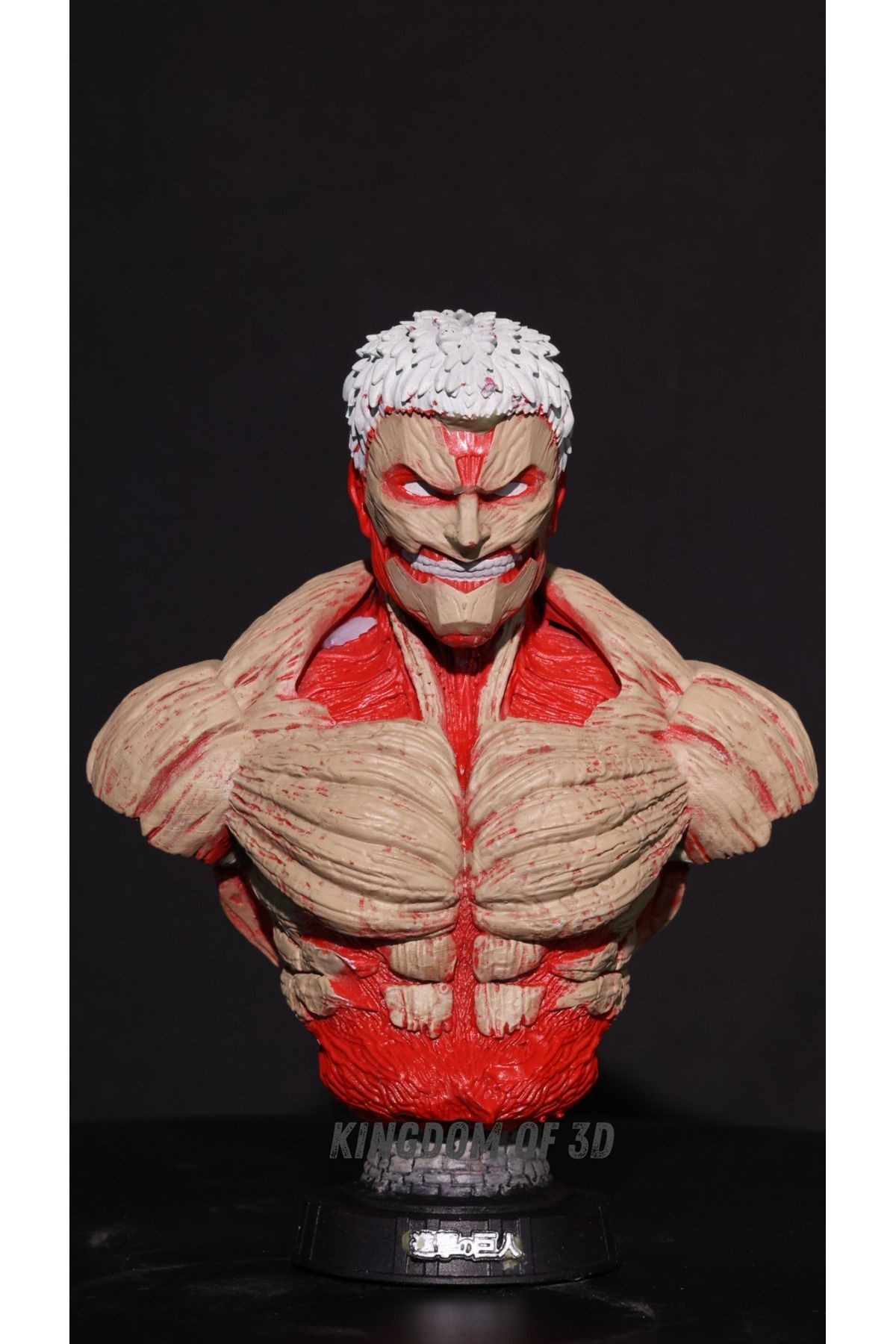 Attack on Titan Armored Titan Büst, Eren Titan, Anime Figür Koleksiyonu