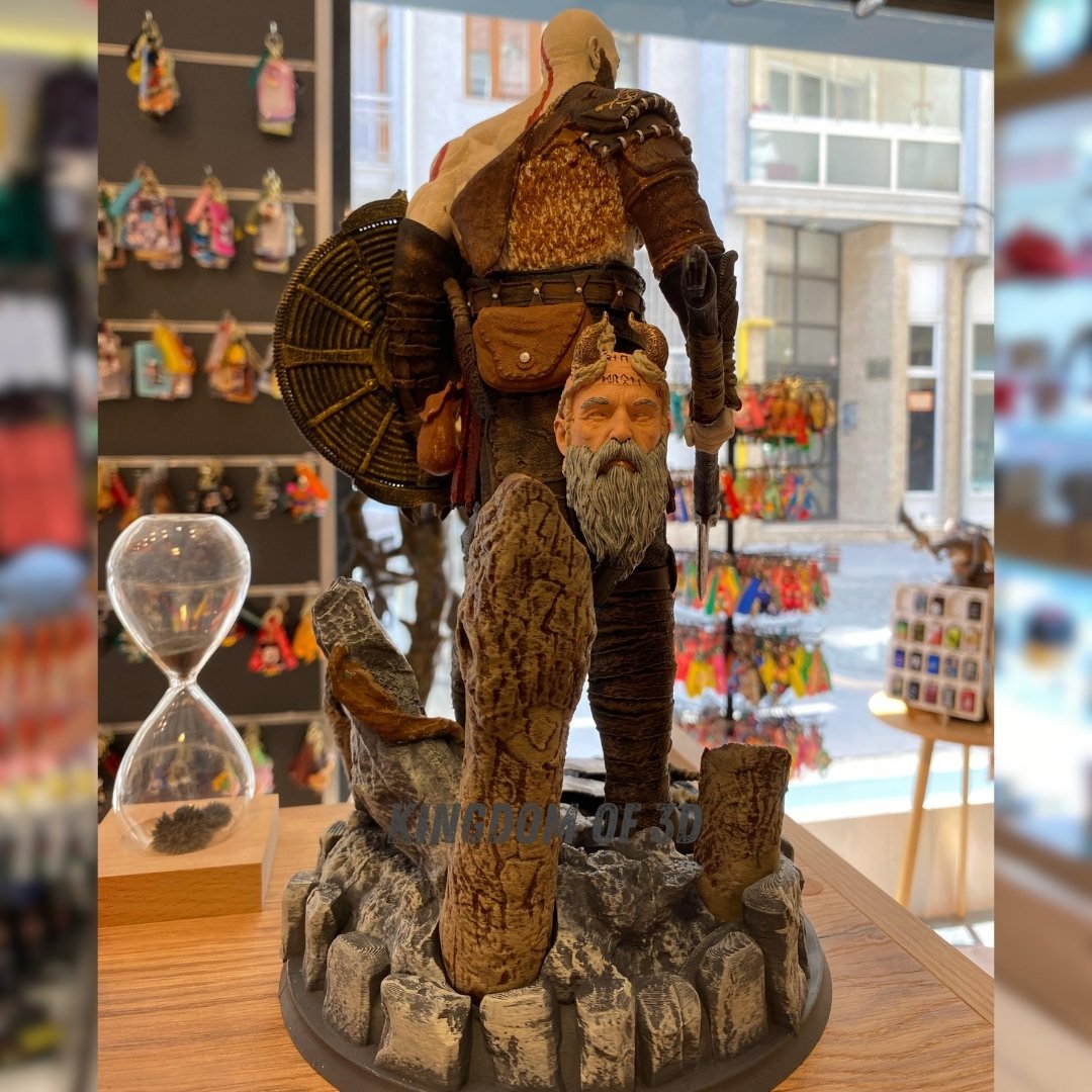 Kratos Figür(V2), God of War Figür Hediye