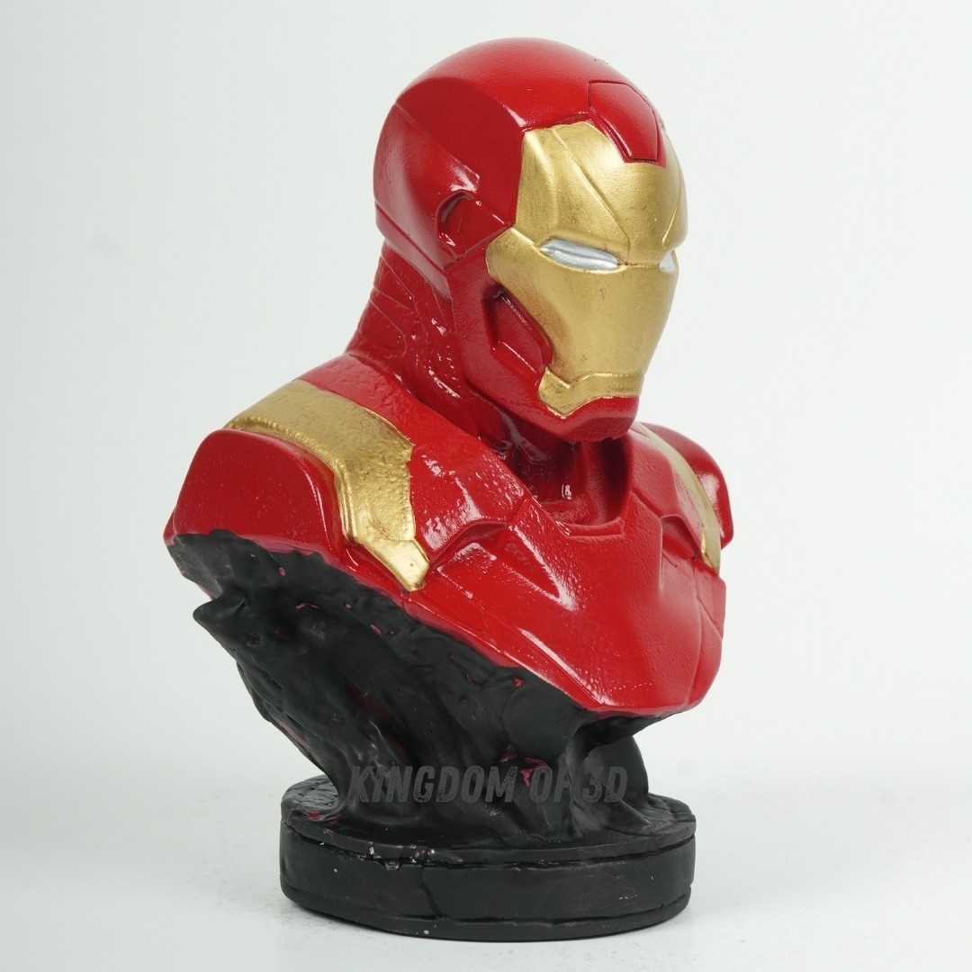 İron man Büst, iron man figür, Marvel Heykel, Tony Stark