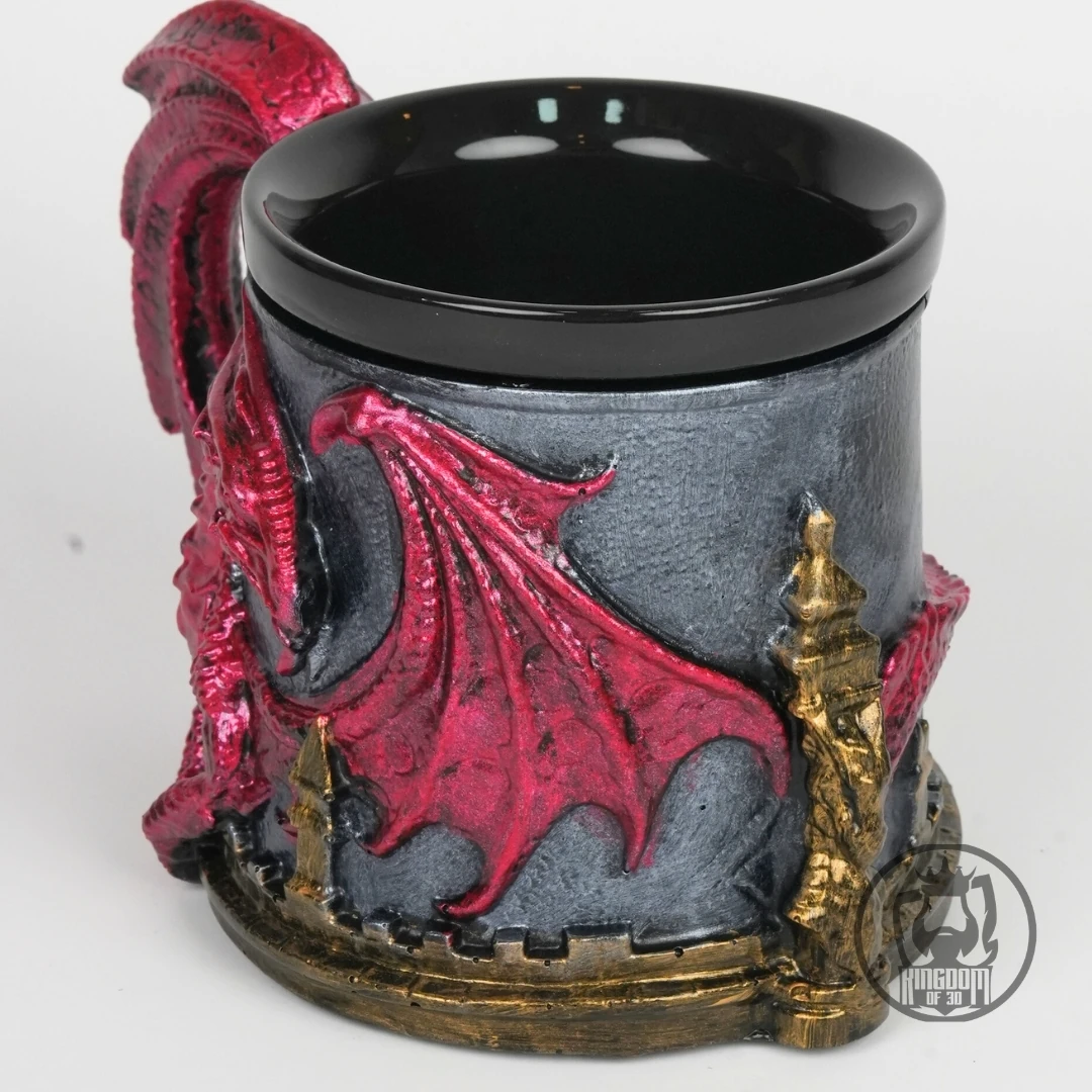 Ejderha Temalı Kupa, 3D Tasarım Kupa Hediyelik