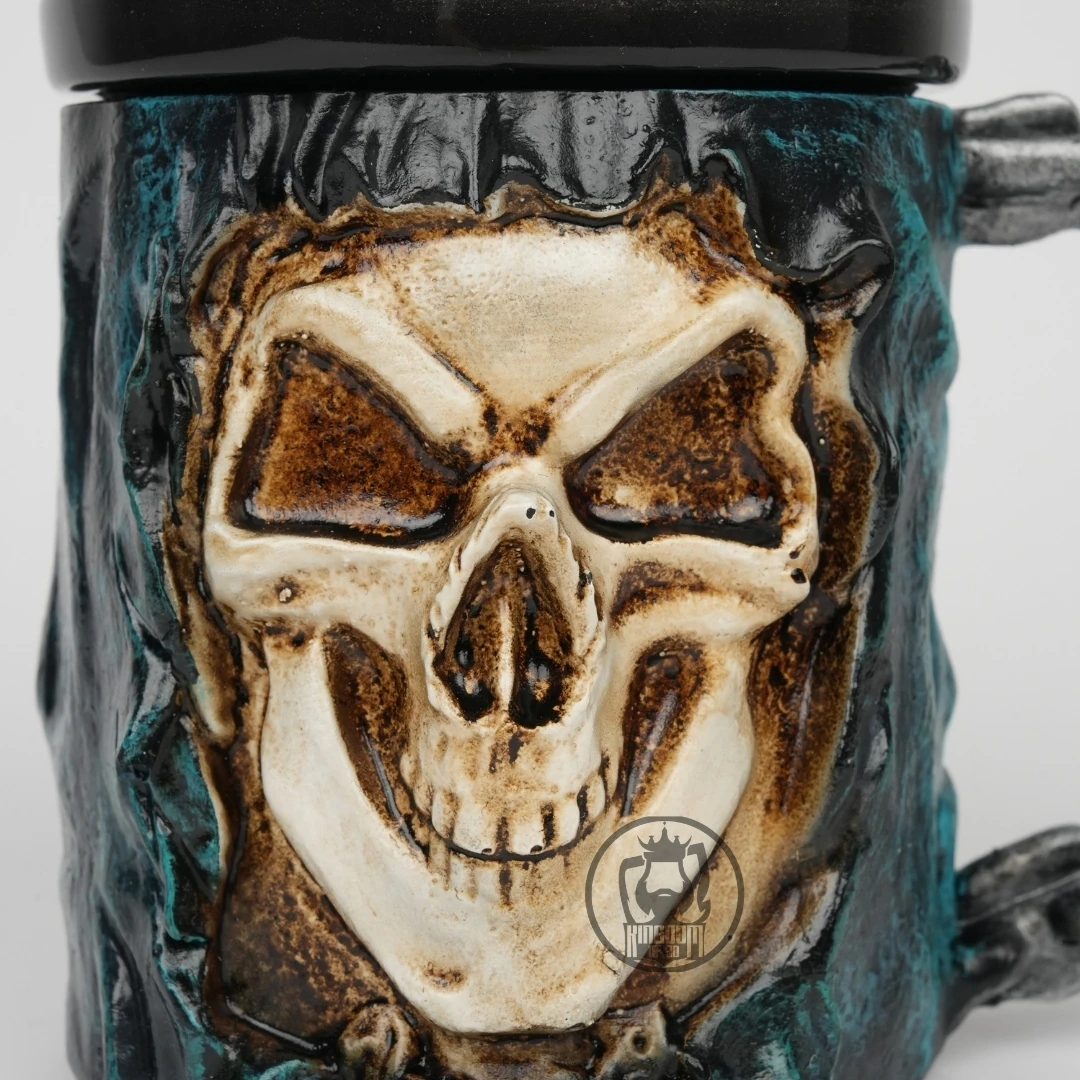 Azrail Temalı Kupa, 3D Kabartmalı Tasarım Kupa