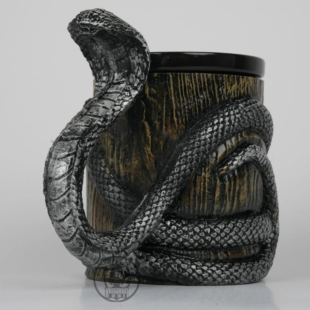 Yılan Temalı Seramik Kupa