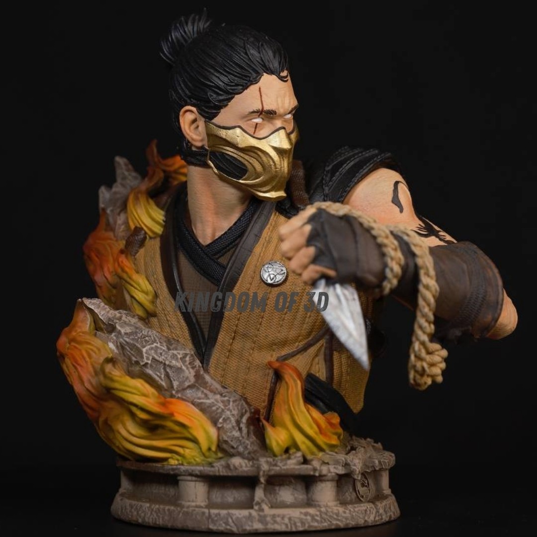 Mortal Kombat Scorpion Büst