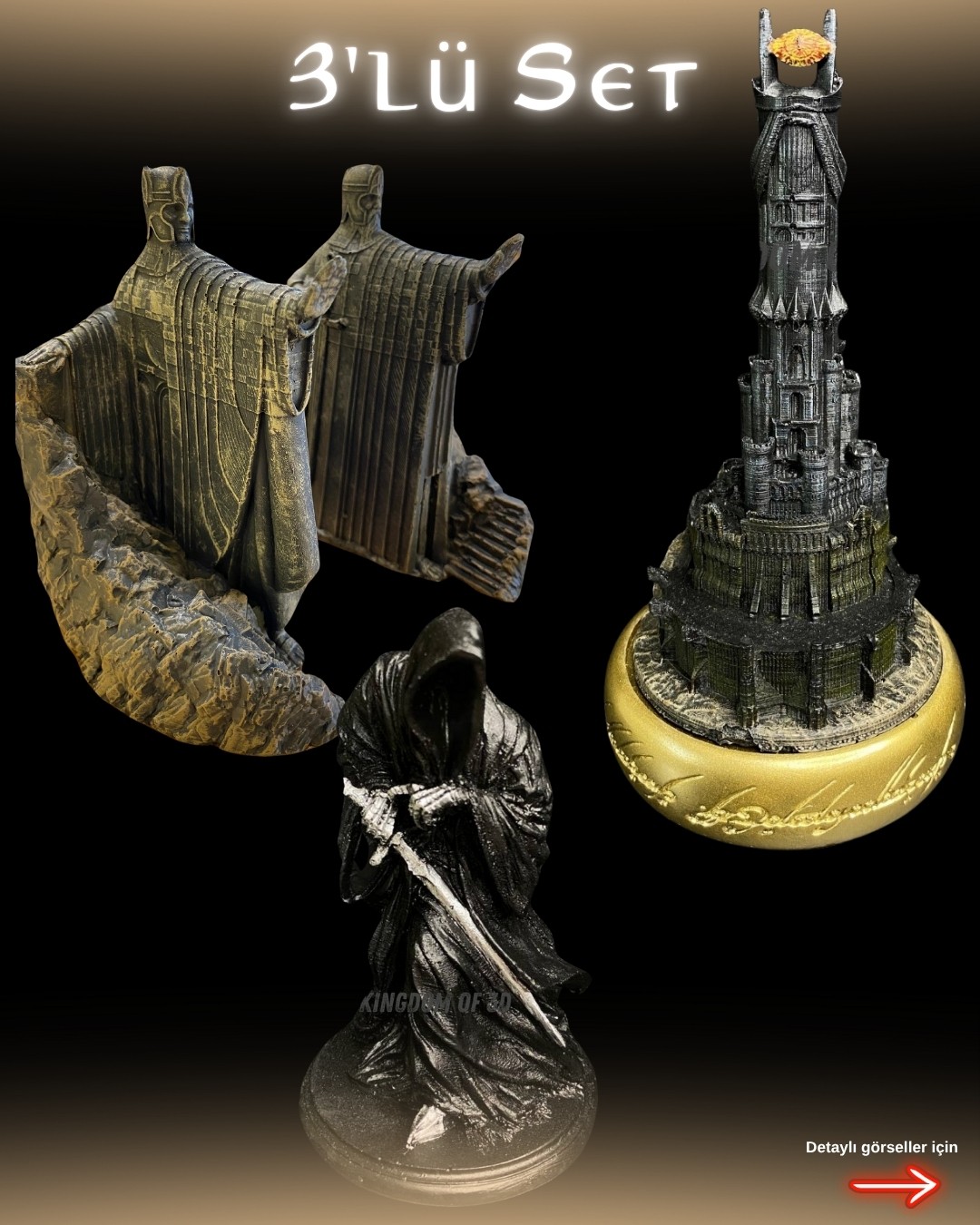 Argonath, Baraddur, Nazgul (3'lü Set)