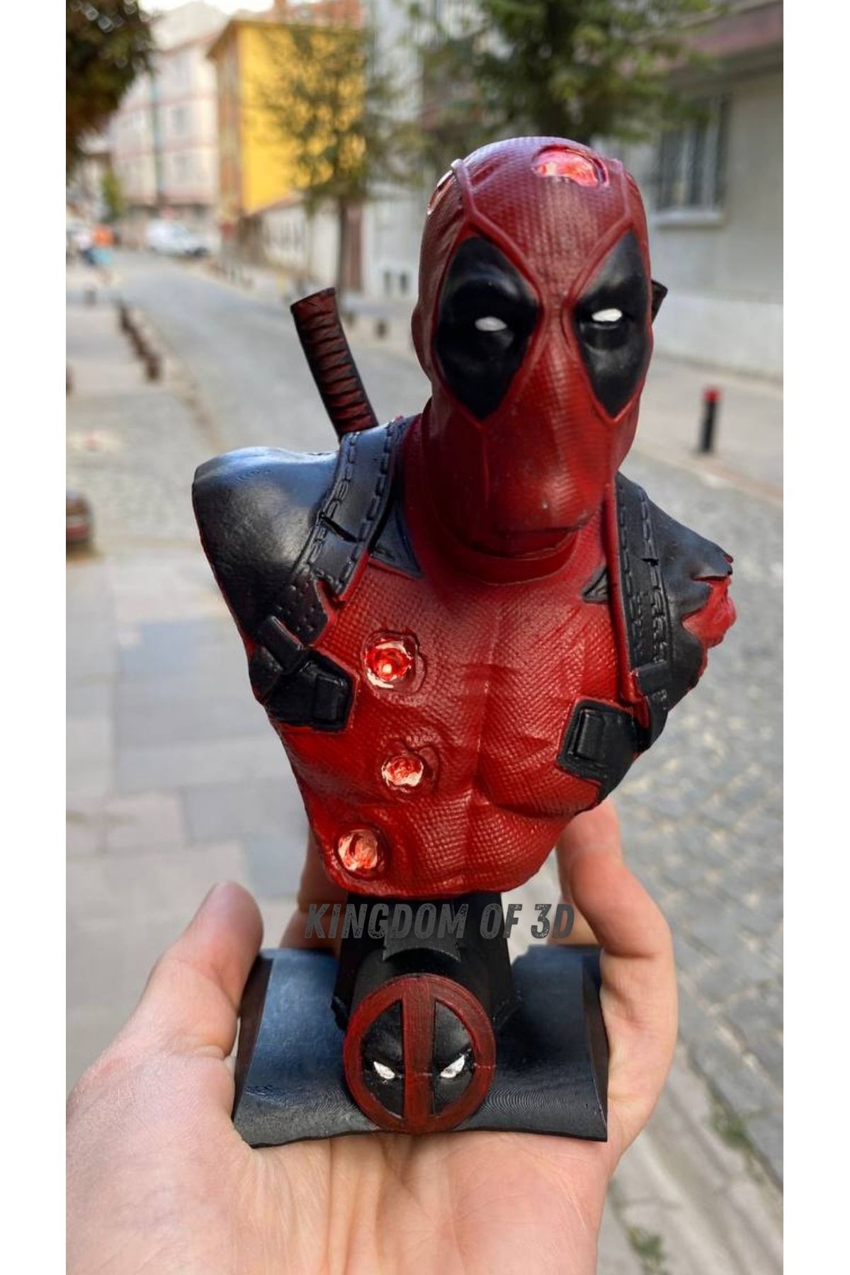 Deadpool Büst, Marvel Figür, X-men Biblo