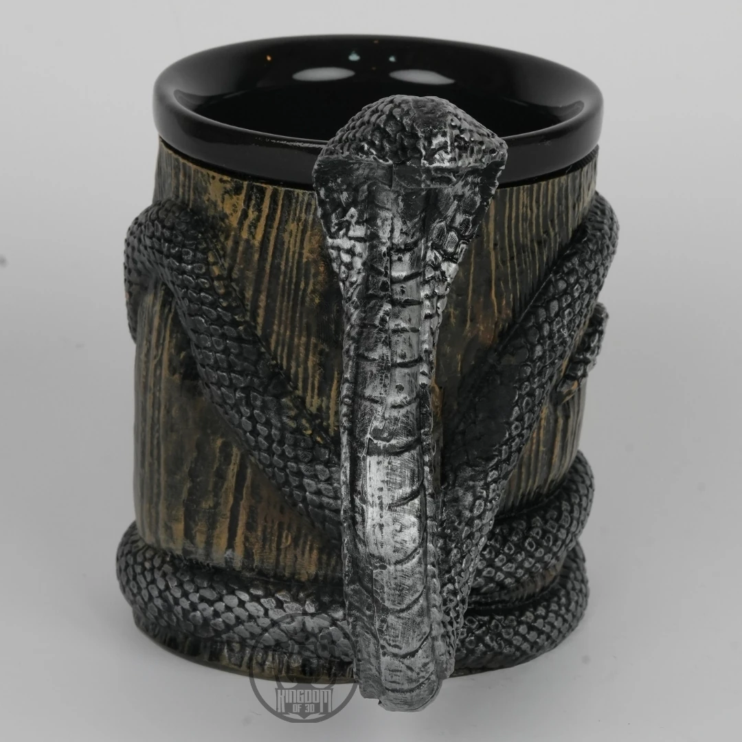 Yılan Temalı Seramik Kupa