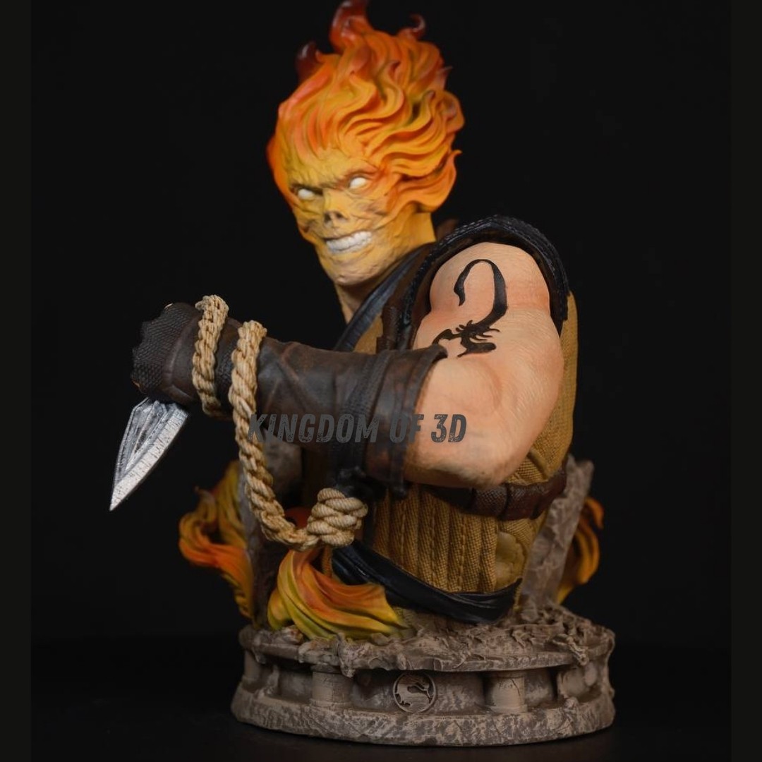 Mortal Kombat Scorpion Büst