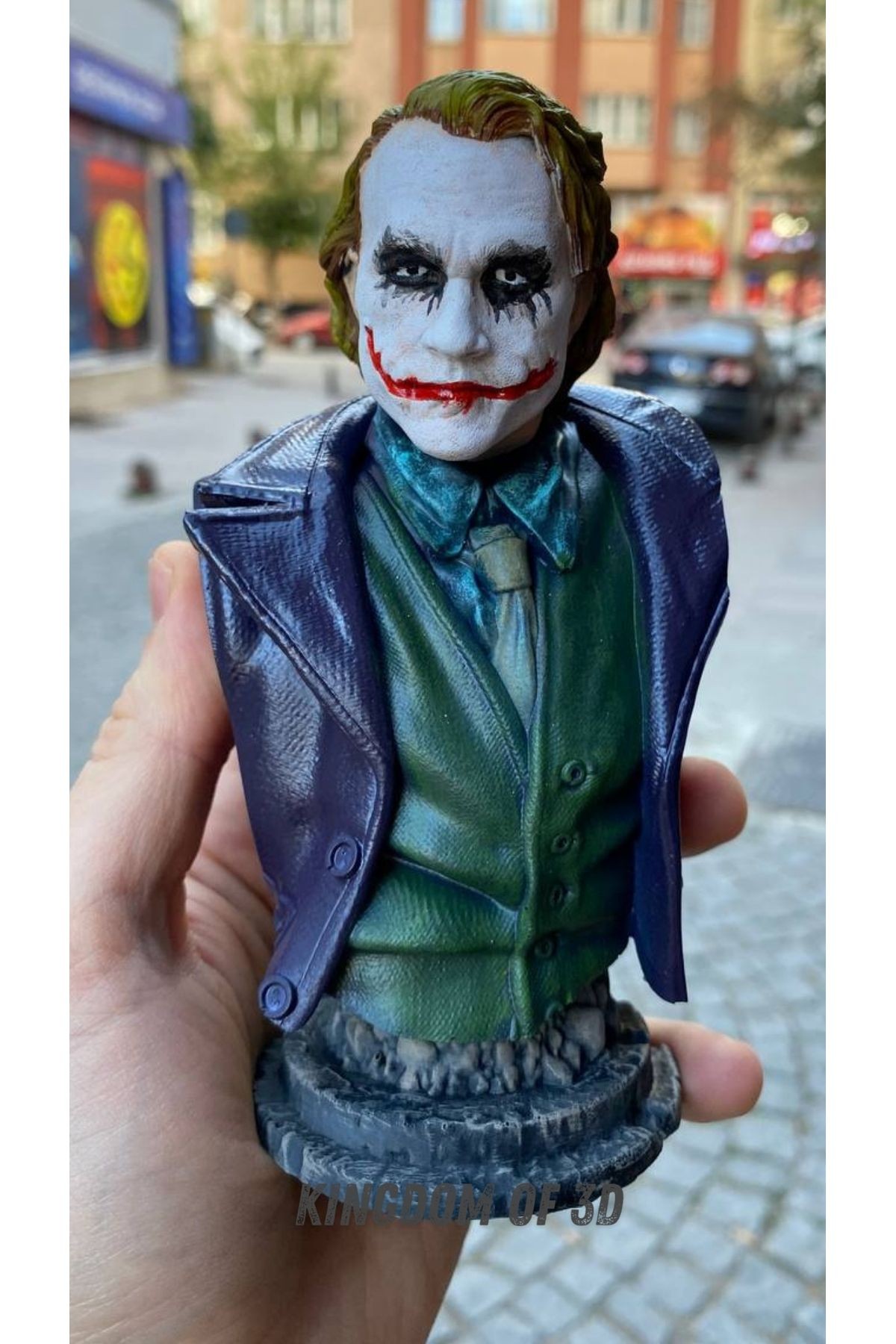 Joker Figür, Joker Heath Ledger Büst, Batman Kara Şövalye Joker