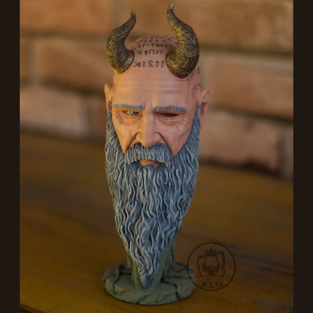 God of War Ragnarök Mimir Büst