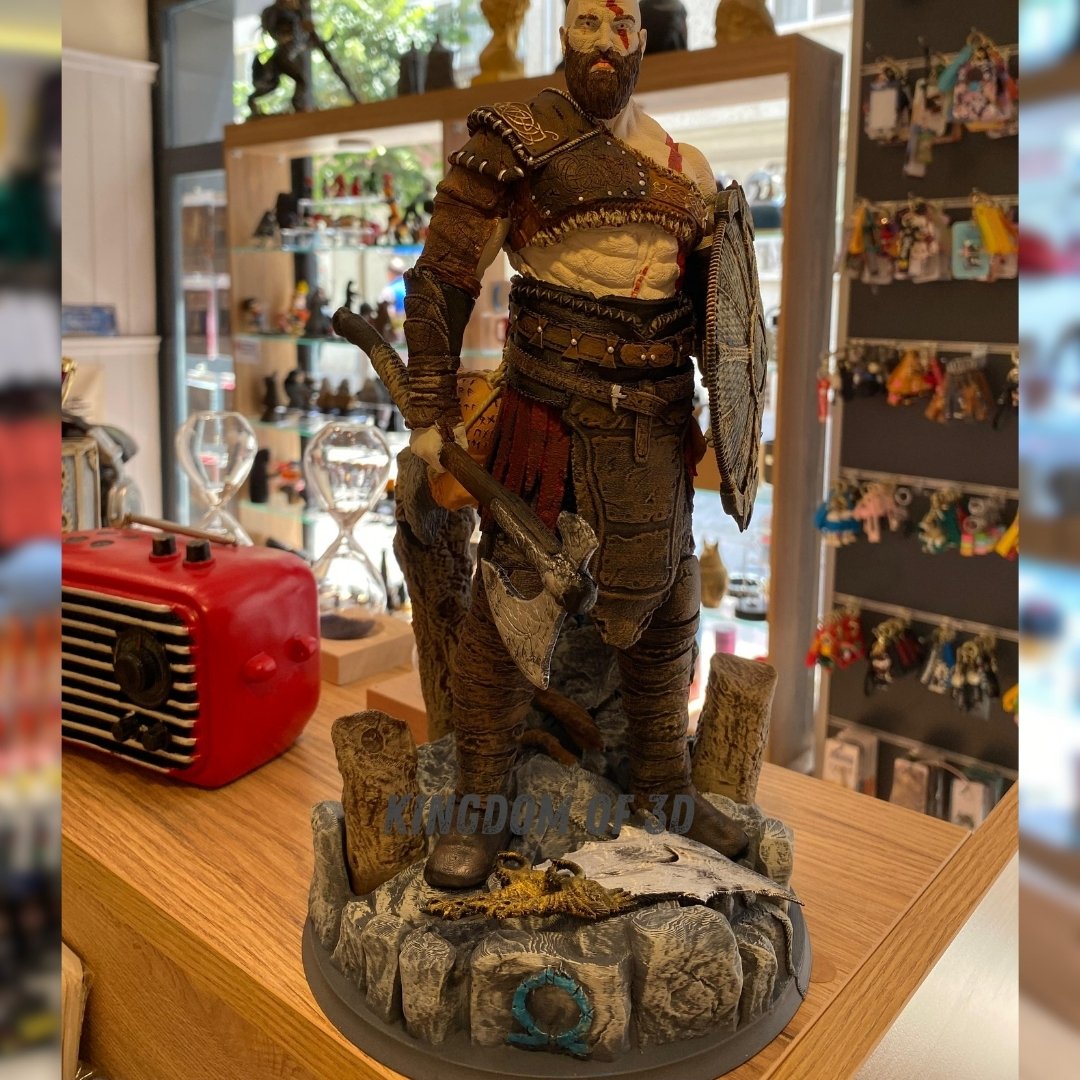 Kratos Figür(V2), God of War Figür Hediye