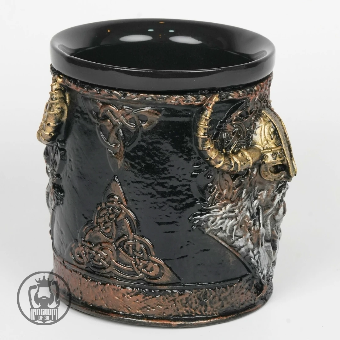 Viking Savaşçı Temalı Kupa, 3D Tasarım Kupa