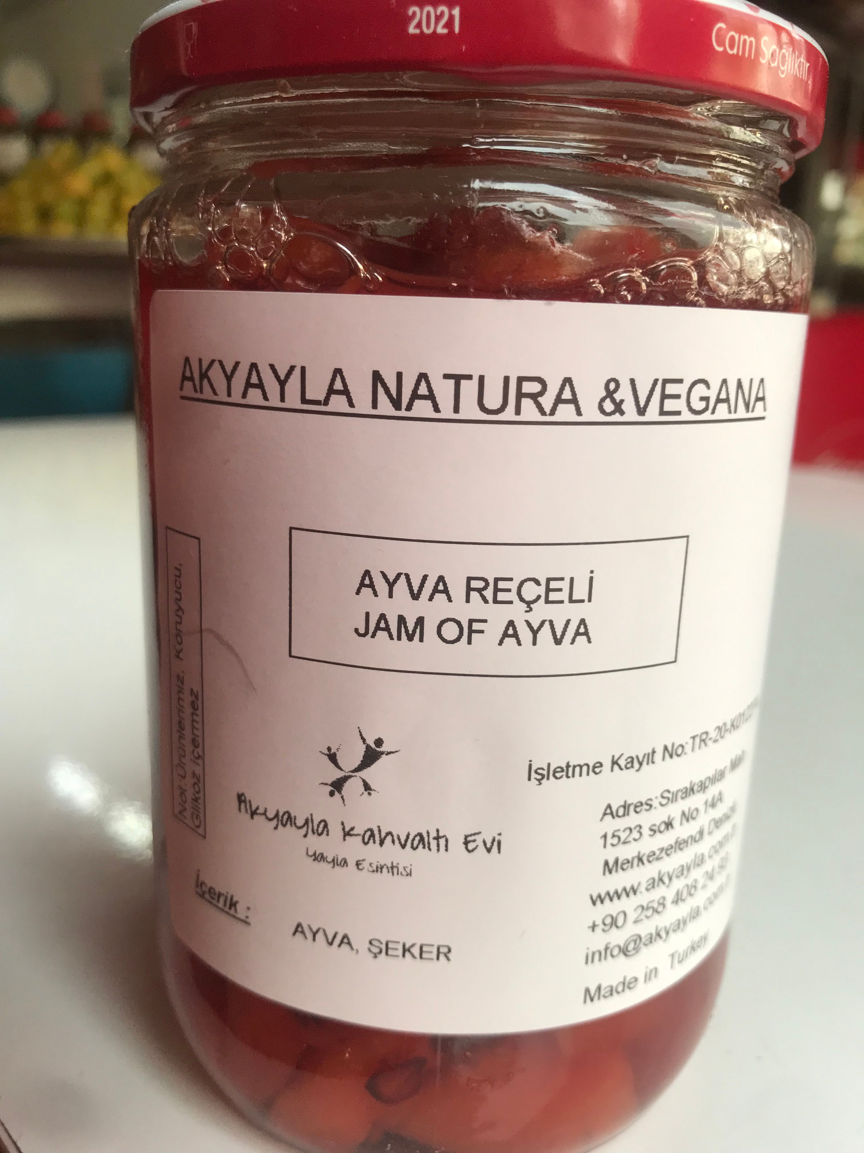 Ayva Reçeli